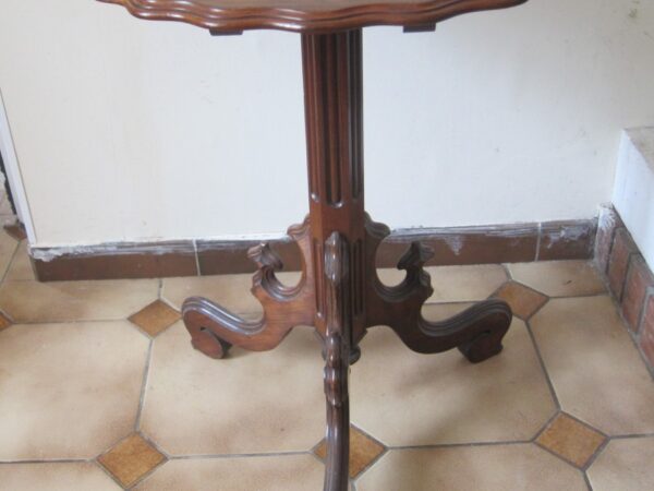 19th Century French Chateau Gothic Tip Top Wine Table - Image 3