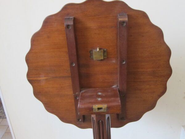 19th Century French Chateau Gothic Tip Top Wine Table - Image 5