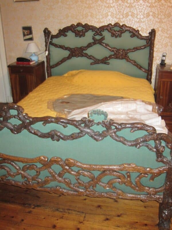 19th Century Hand Carved "Black Forest" Bedroom Suite - Image 2