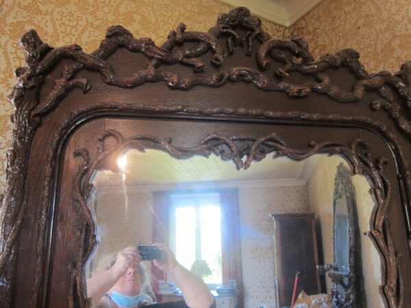 19th Century Hand Carved "Black Forest" Bedroom Suite - Image 4