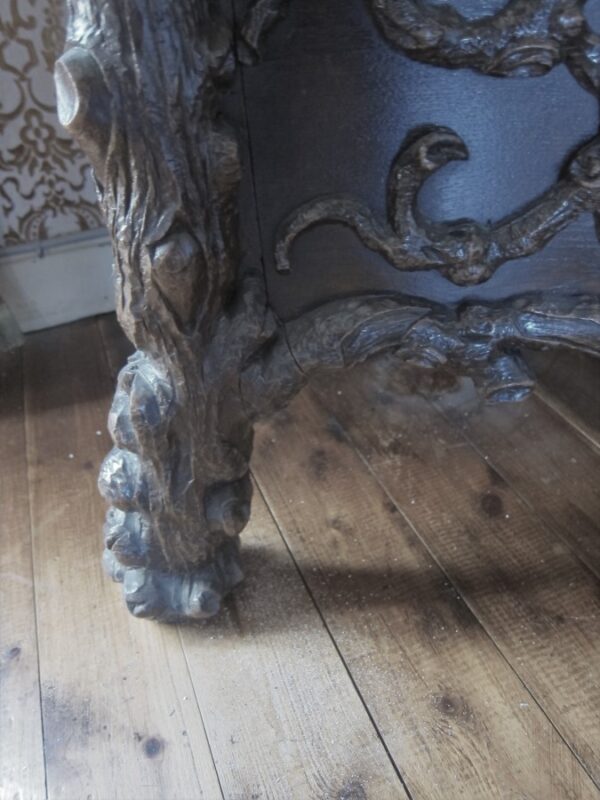 19th Century Hand Carved "Black Forest" Bedroom Suite - Image 5