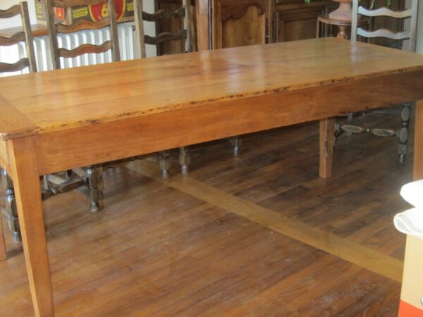 19th Century French Farm House Table/Seats 8
