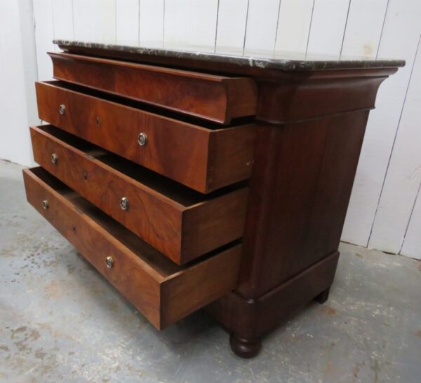 Antique French Marble Top Chest Of Drawers commode Antique Chest Of Drawers 4