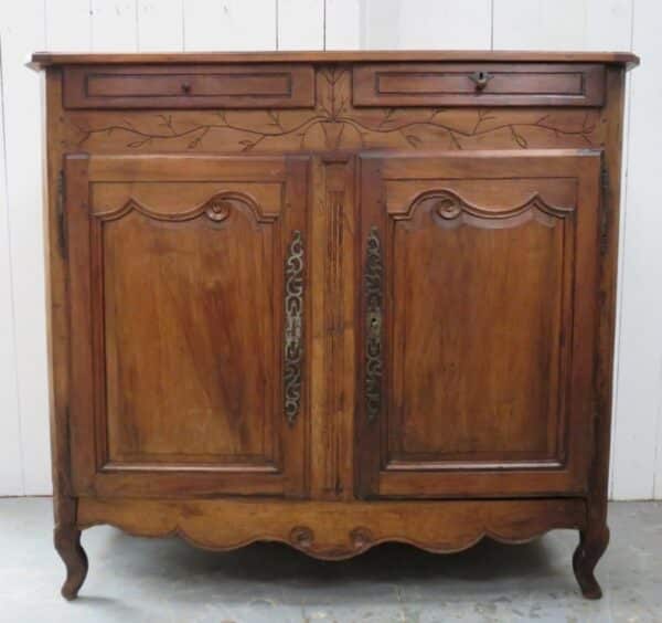 Antique French Fruit Wood Buffet - Image 13