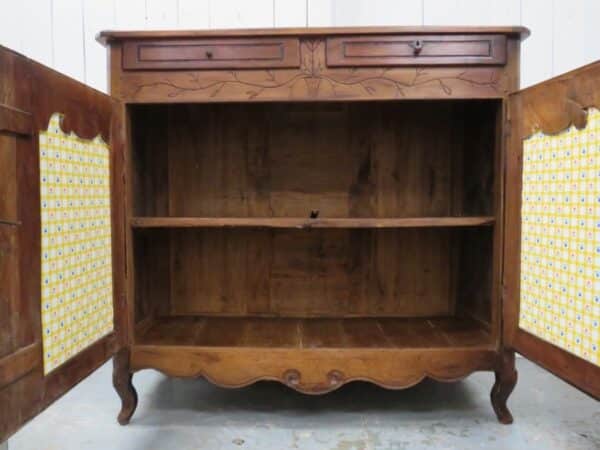 Antique French Fruit Wood Buffet - Image 5