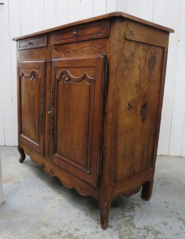 Antique French Fruit Wood Buffet - Image 4
