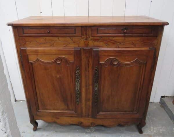 Antique French Fruit Wood Buffet - Image 8