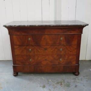 Antique French Marble Top Chest Of Drawers commode Antique Chest Of Drawers