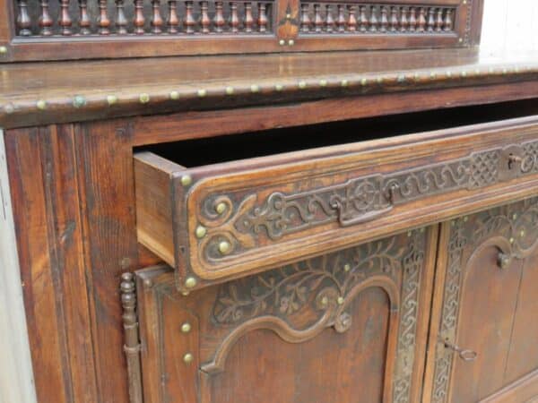 Antique French Oak Dresser cupboard Antique Cupboards 12