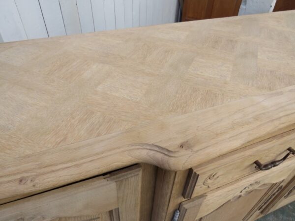 Bleached Oak French Enfilade Sideboard - Image 4