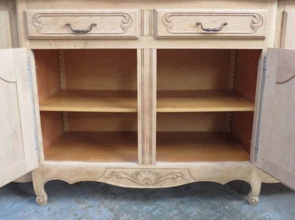 Bleached Oak French Enfilade Sideboard sideboard Antique Cupboards 15