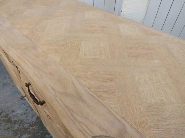 Bleached Oak French Enfilade Sideboard sideboard Antique Cupboards 14