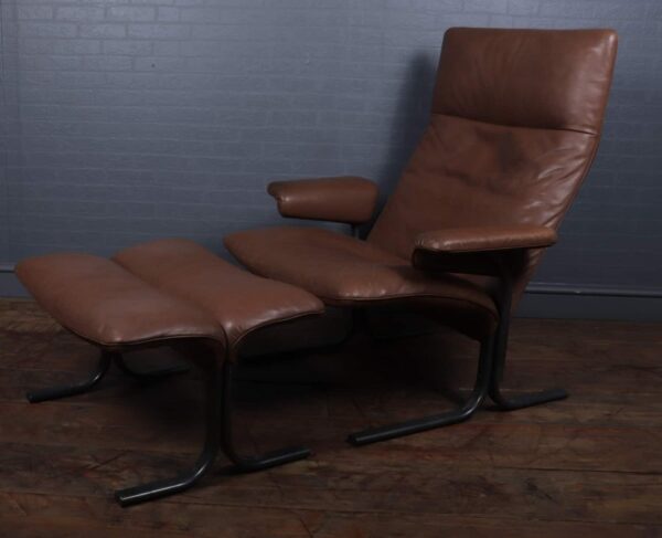 De Sede Lounge Chair and Footstool Set Model DS 2030 c1980s - Image 13