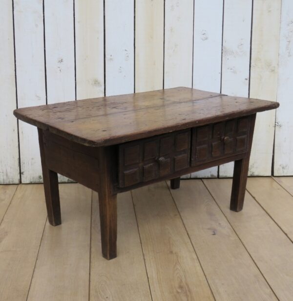 Antique French Elm Coffee Table