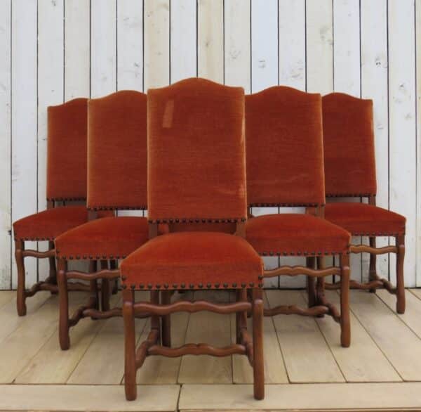 Set Of Six French Dining Chairs dining chairs Antique Chairs 3