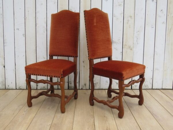 Set Of Six French Dining Chairs dining chairs Antique Chairs 4