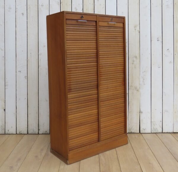 Double Tambour Front Haberdashery Filing Cabinet