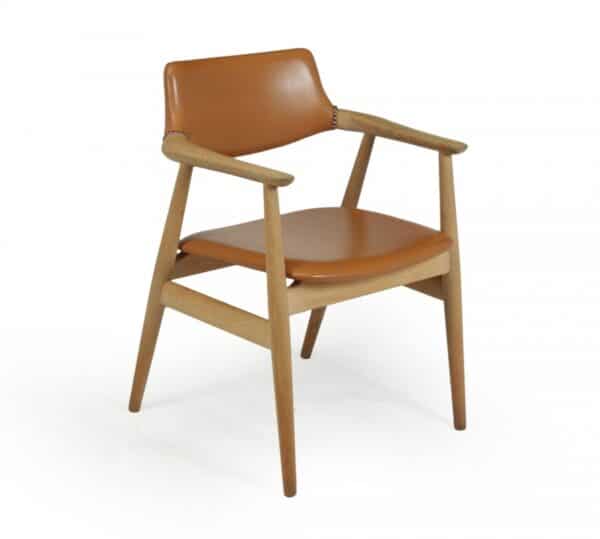 Mid Century Desk Chair in Oak by Erik Kirkegaard