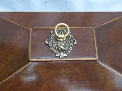 Georgian mahogany tea caddy circa 1800 - Image 3