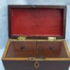 Georgian mahogany tea caddy circa 1800 - Image 4
