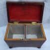 Georgian mahogany tea caddy circa 1800 - Image 6