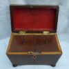 Georgian mahogany tea caddy circa 1800 - Image 7