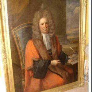 Robert Dormer Judge & Mp By Thomas Hill (1661 – 1734) 17thc Oil Portrait Painting Antique Art Antique Art
