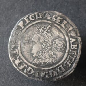 queen elizabeth 1st silver sixpence