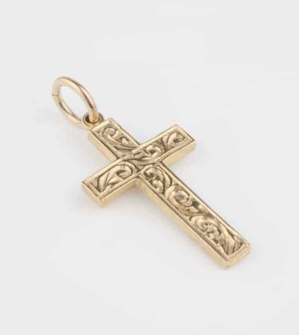 9ct Gold English Decorative Cross English Miscellaneous 3