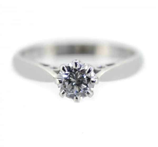 Diamond Solitaire Engagement Ring,Solitaire Diamond Ring,Single Diamond Ring Diamond Antique Jewellery 4