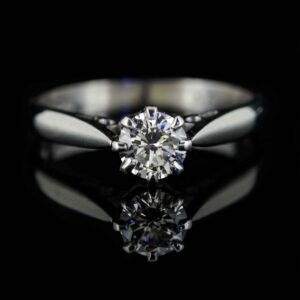 Diamond Solitaire Engagement Ring,Solitaire Diamond Ring,Single Diamond Ring Diamond Antique Jewellery