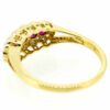 18ct Edwardian Style Ruby And Diamond Ring| Ruby And Diamond Fancy Cluster Ring| 18ct Ruby And Diamond Engagement Ring - Image 3