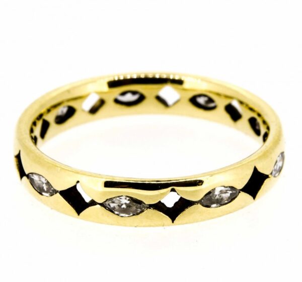 18ct Diamond Full Eternity Ring| Marquise Diamond Full ET Ring| 18ct Navette Diamond Eternity Ring| Navette Diamond Full ET Ring.