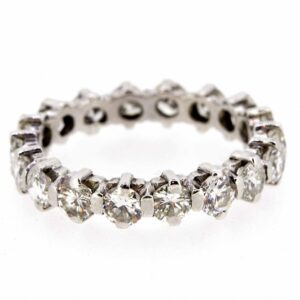 18ct Diamond Set Full Eternity Ring|18K Diamond Full Eternity Ring|18ct Vintage Diamond Set Full Eternity Ring ring Antique Jewellery