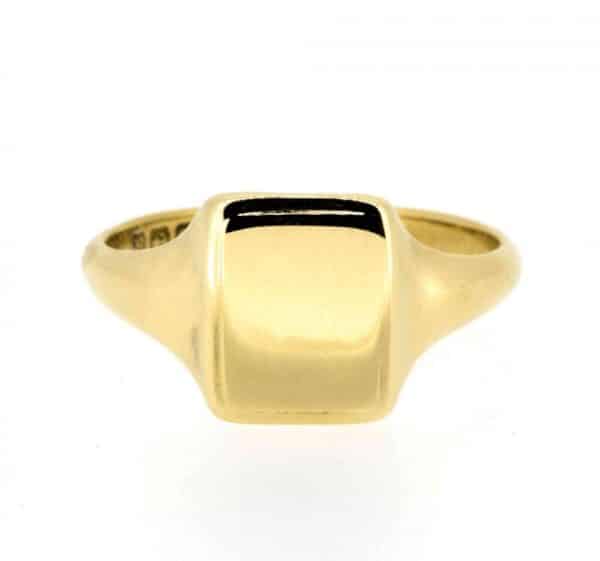 18ct Gold Signet Ring, Antique Gold Signet Ring,18ct Signet Ring