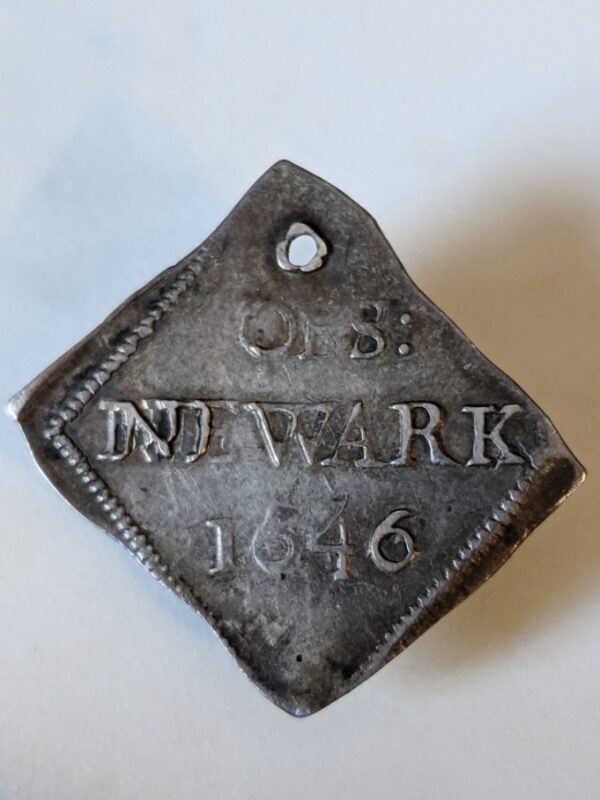 newark silver siege coin