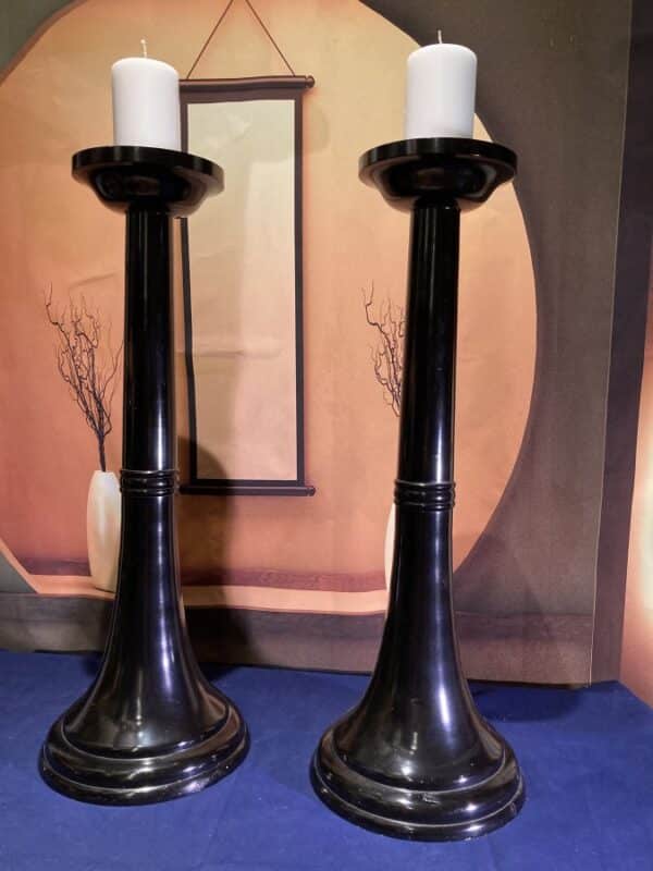 Buddhist temple candle holders. buddhist Antique Furniture 6