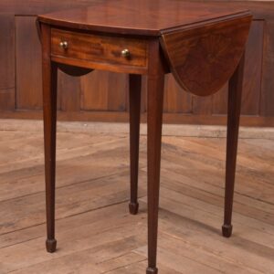 Edwardian Mahogany Drop Leaf Occasional Table SAI2251 Antique Furniture