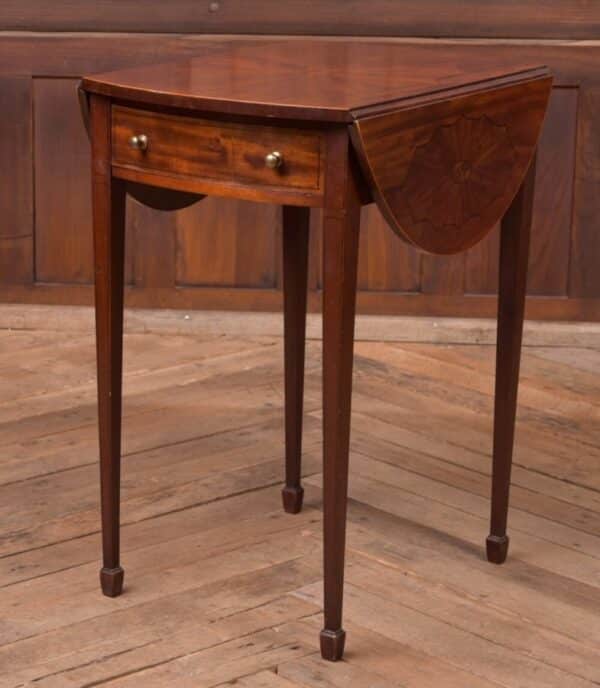 Edwardian Mahogany Drop Leaf Occasional Table SAI2251 Antique Furniture 3