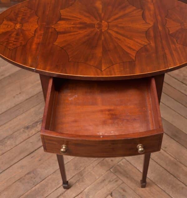 Edwardian Mahogany Drop Leaf Occasional Table SAI2251 Antique Furniture 12