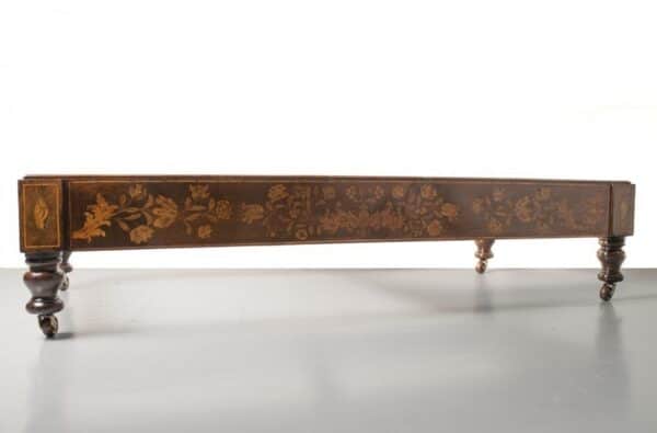 Stunning 19th Century Country House Dutch Marquetry Centre Stool SAI2257 - Image 2