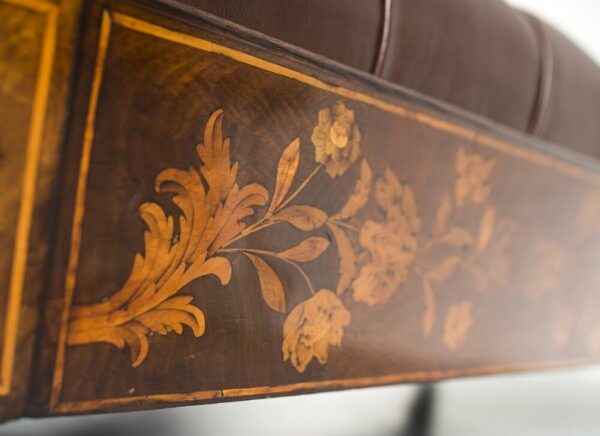 Stunning 19th Century Country House Dutch Marquetry Centre Stool SAI2257 - Image 13