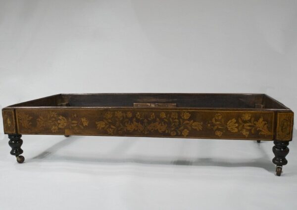 Stunning 19th Century Country House Dutch Marquetry Centre Stool SAI2257 - Image 12