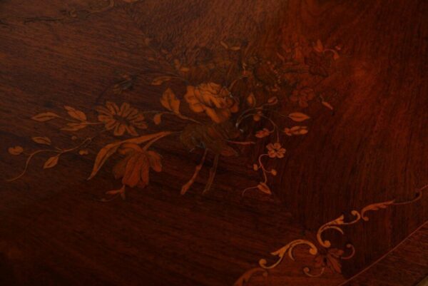 Rosewood And Marquetry Fold Over Card Table SAI1037 Antique Furniture 5