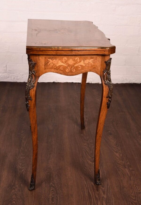 Rosewood And Marquetry Fold Over Card Table SAI1037 Antique Furniture 20