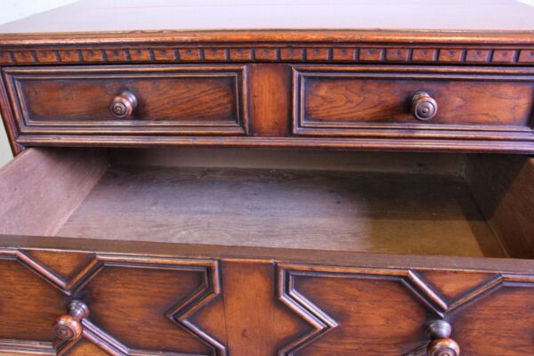 Antique Oak Chest of Drawers. - Image 9