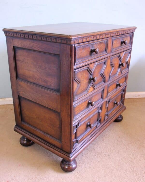 Antique Oak Chest of Drawers. - Image 3