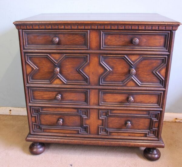 Antique Oak Chest of Drawers. - Image 5