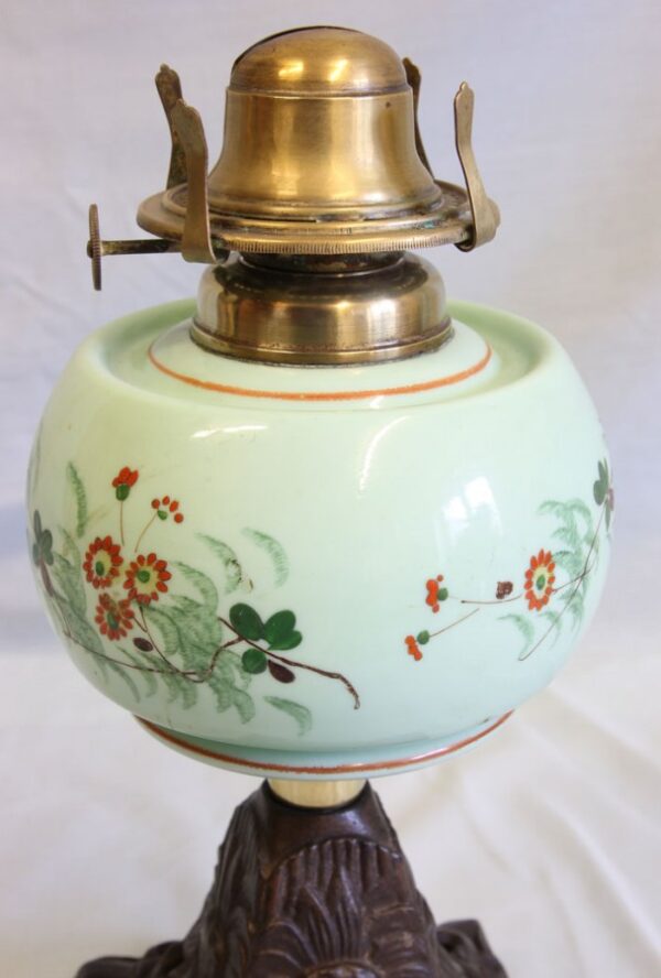 Antique Cottage Oil Lamp - Image 5