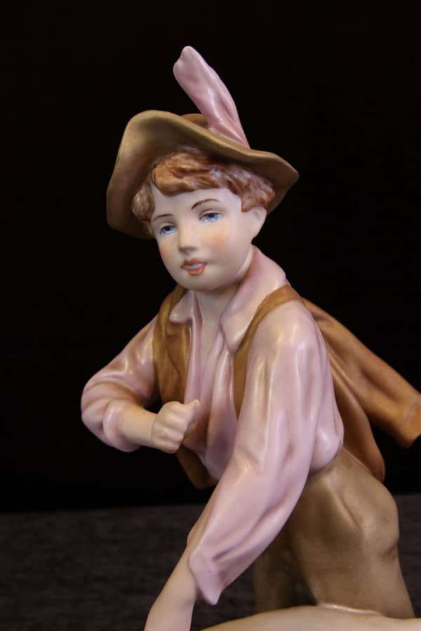 Vintage Royal Dux Figure of Hunting Dog ceramic Antique Ceramics 6